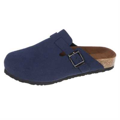 Women Slip On Beach Sandals Classic Platform Sandles Summer Vintage Closed Toe Ladies Flat Sandal Suede Casual Sandalias