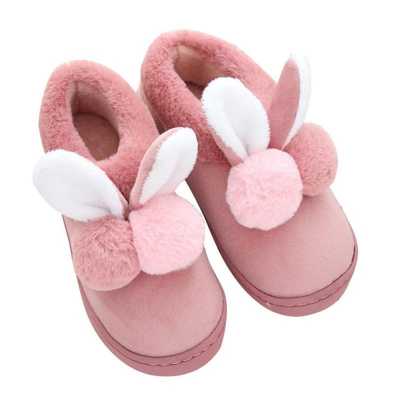 Ladies Fluffy Faux Fur Indoor Slipper Home Casual Footwear Women Slippers Cute Home Flat With Shoes