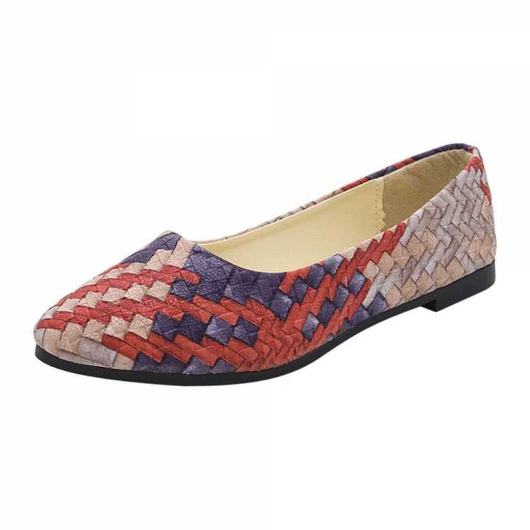 Newest Women Suede Flats Fashion High Quality Basic Mixed Colors Pointy Toe Ballerina Female Pretty Flat Slip On Shoes