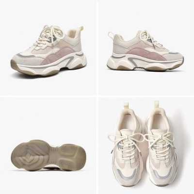 Sneakers Women Nylon Mesh Leather Mixed Colors Lace Up Closure Platform Comfy Lady Casual Shoes Handmade 29352