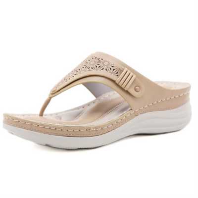 Summer Women Platform Bath Slippers Wedge Sandals Beach Slippers Calzado Mujer Women's Slippers Fashion Casual Hollow out